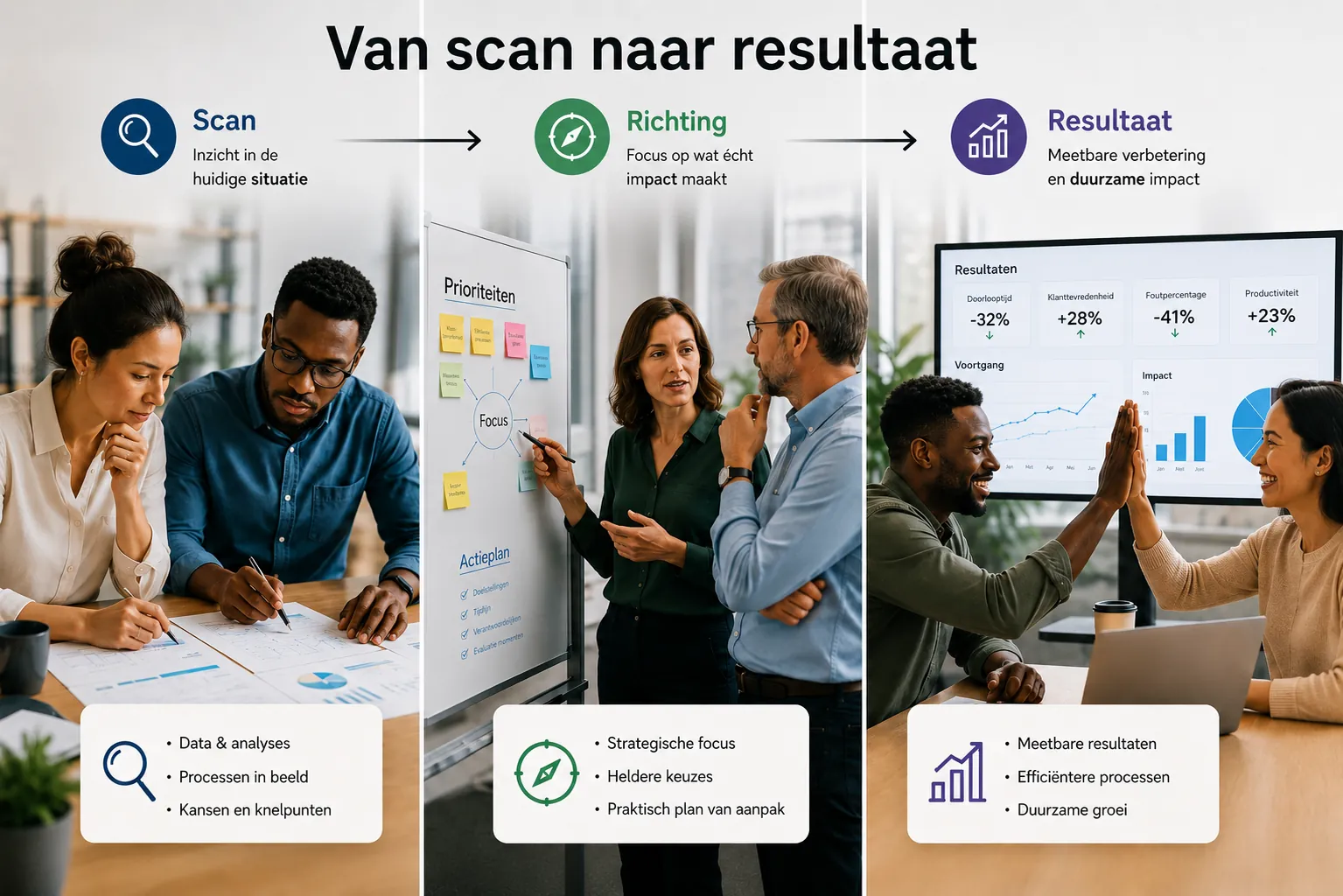 Van scan naar resultaat